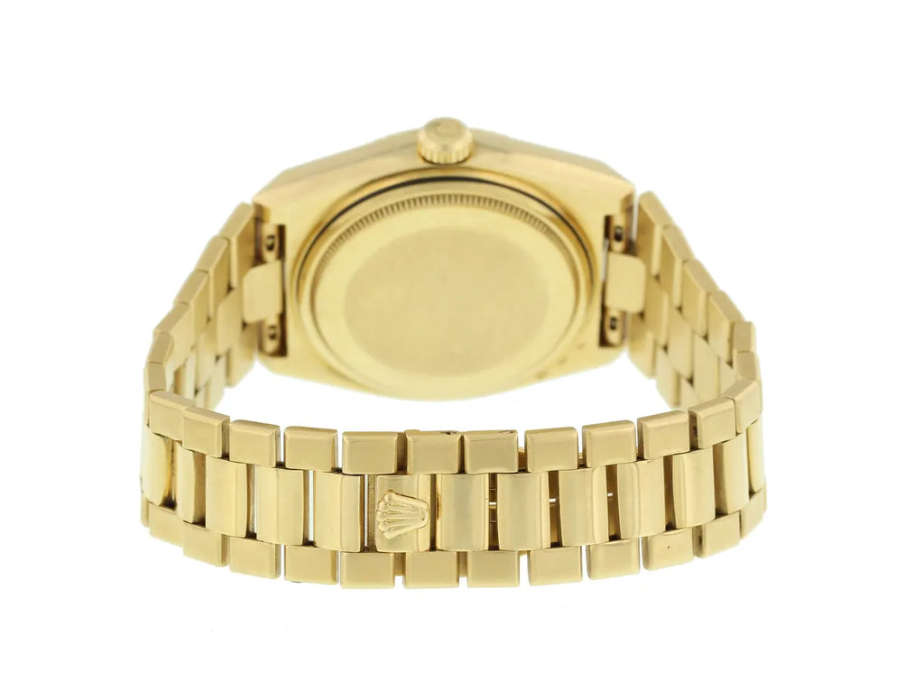 Rolex Gold Brown Wood Dial - Hình 6
