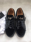 Giuseppe Zanotti Black Speckle Low-Top Sneakers — hero