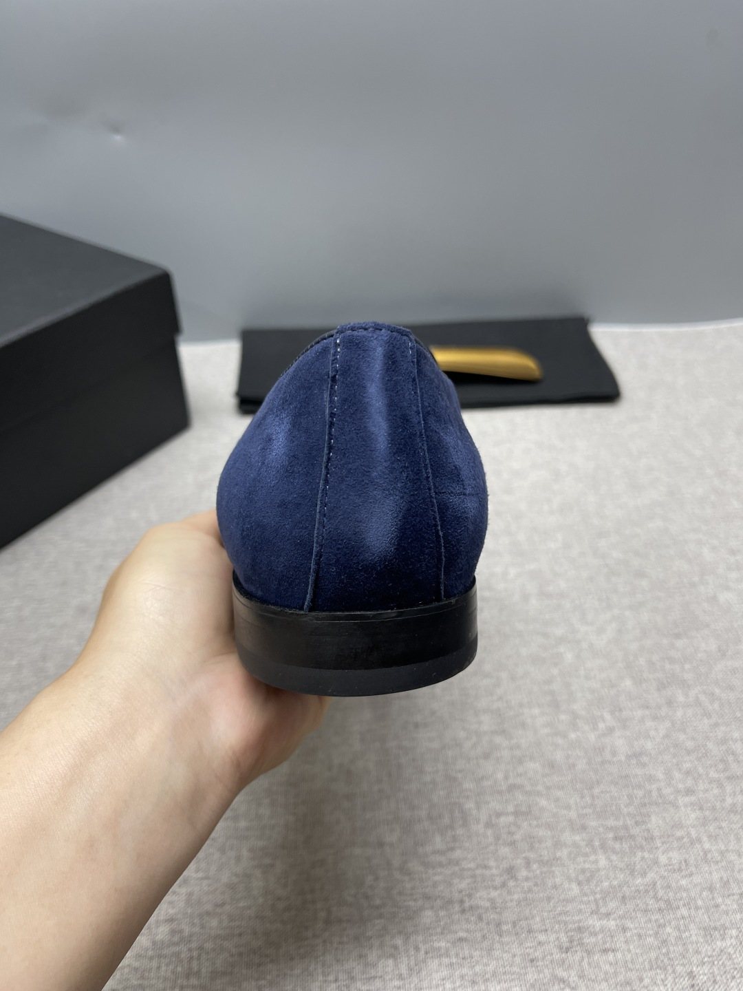 Dolce & Gabbana Crown Embroidered Loafers — back
