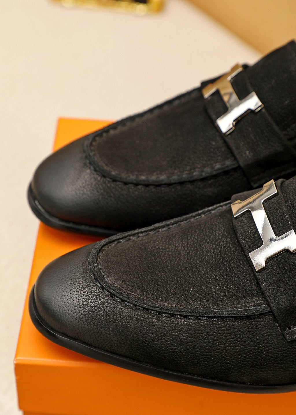 Hermès H-Hardware Loafers — detail
